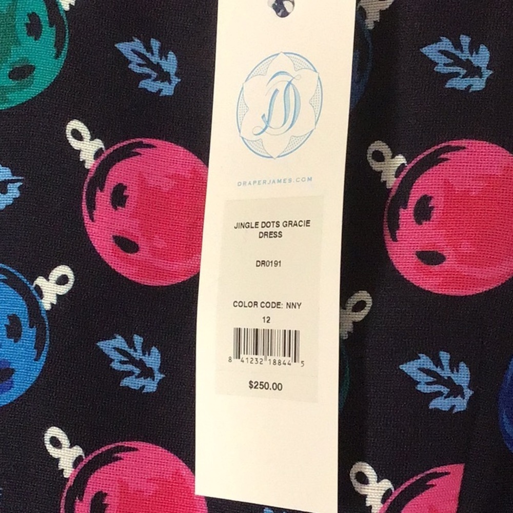 NWT DRAPER JAMES JINGLE DOT GRACIE DRESS - Picture 6 of 7